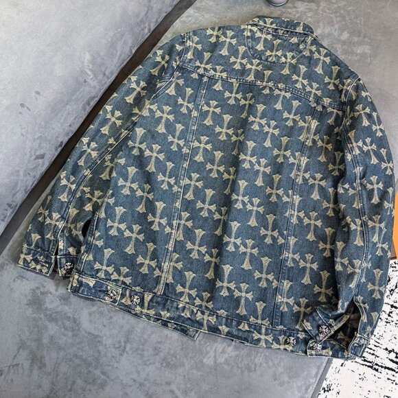 Chrome Hearts Double-Sided Logo Denim Jacket - Picture 2 of 9